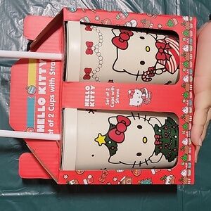 Hello Kitty Christmas Cup Set